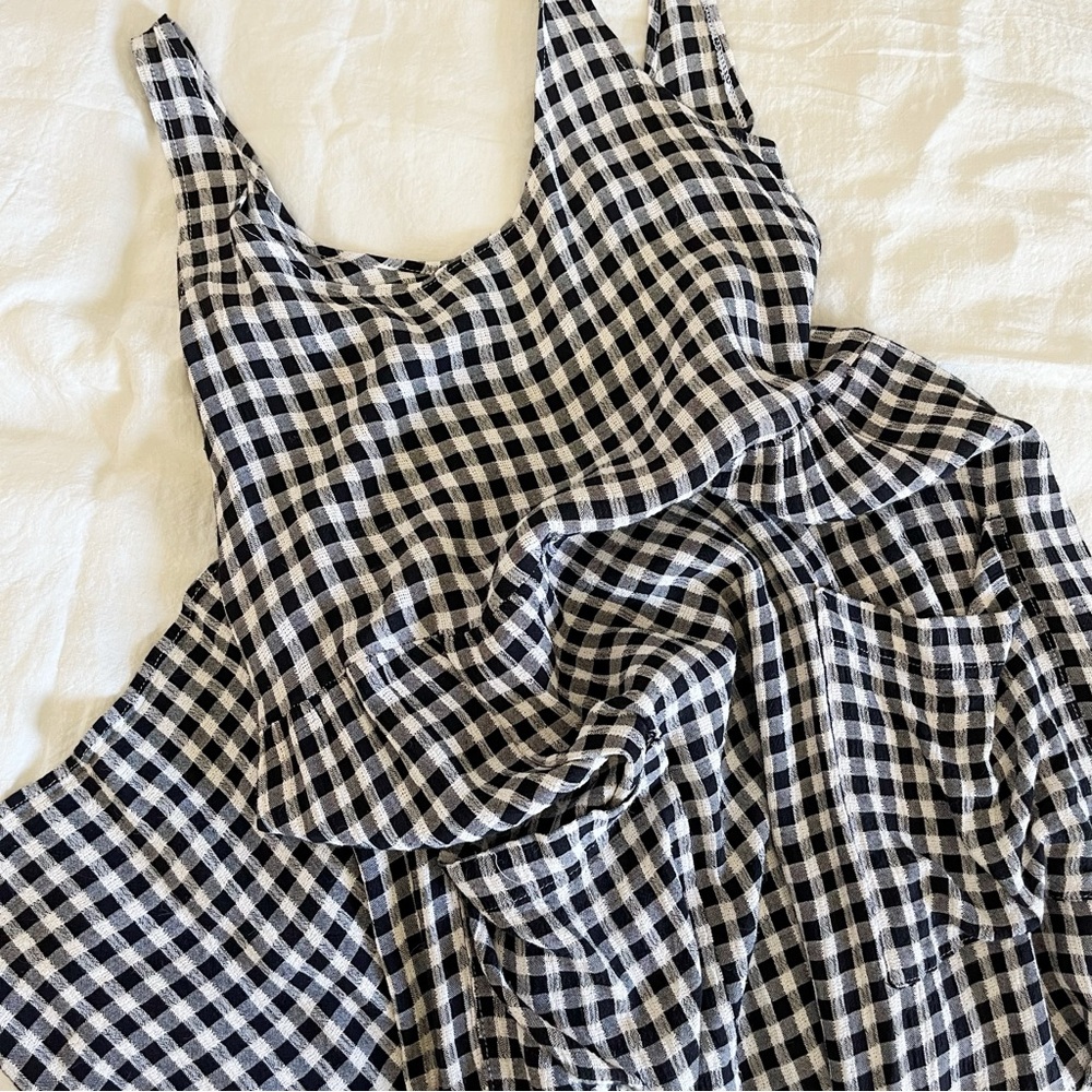 Dressing Clio Black and White Gingham Maxi Dress - Picture 2 of 8
